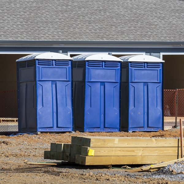 do you offer hand sanitizer dispensers inside the porta potties in Bath